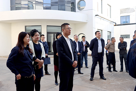 市人社局黨組書記、局長一行走進金橋焊材集團調研